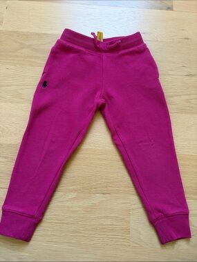 Ralph Lauren Kids Fuchsia Jogger Pants